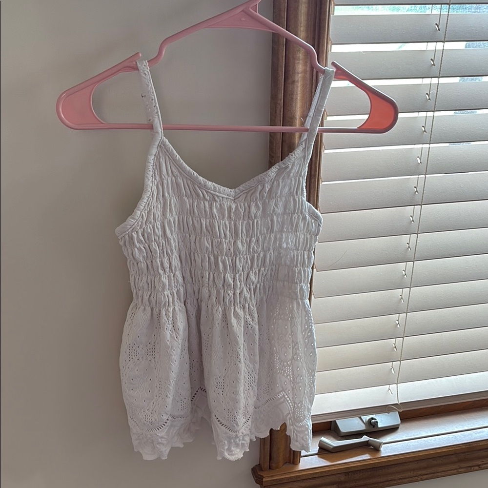 Urban Outfitters White Eyelet Camisole